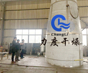 韩国客户验收2000型肥料包衣机！